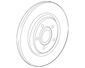 Front left brake disc Ford Taurus 09-20 330/11