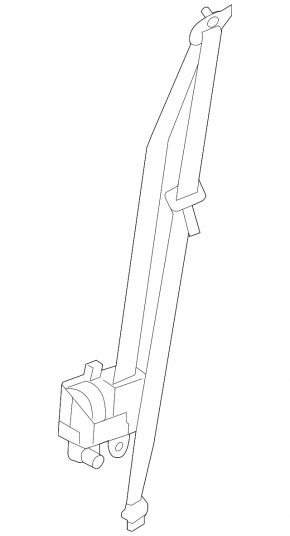 Driver's seat belt Mitsubishi Outlander Sport ASX 16-18 rest