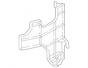 Radiator deflector left Mitsubishi Eclipse Cross 18-20