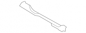 Upper left front panel trim for Kia Sorento 21-24 HEV, PHEV, gray