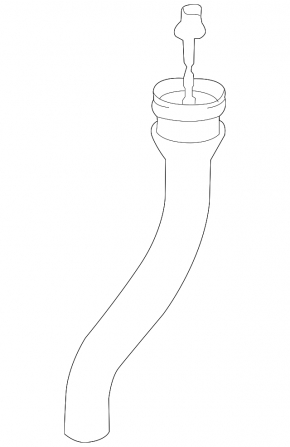 Toyota Rav4 13-18 windshield washer reservoir filler neck without cap