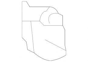 Actuator motor for heater ventilation in Toyota Avalon 13-18