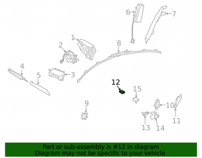 Occupant Sensor Lexus GS300 GS350 GS450h 06-11 usa