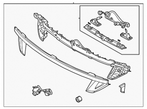 Inner light trunk door central Hyundai Tucson 25-26