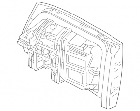 Light inside trunk door right Mercedes GLC 16-19 LED