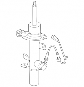 Shock absorber front left Lincoln MKC 15- electric