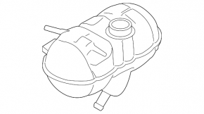 Expansion tank cooling Ford Mustang mk6 15-