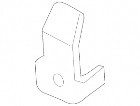 Right intercooler radiator bracket for Land Rover Range Rover Velar 18-23