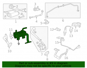 USR cooler Lexus RX450h 16-22
