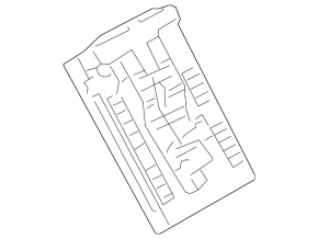 Nissan Murano z51 09-10 underhood fuse box
