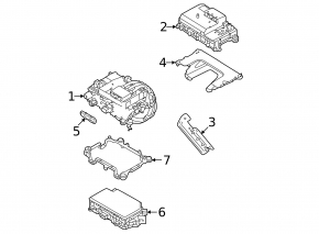 Polestar 2 Rear Inverter Bracket 21-