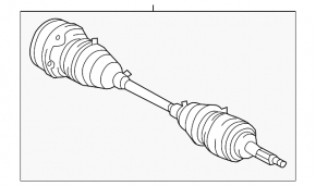 Rear left axle drive for Lexus GS300 2006-2006 AWD