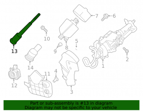 Infiniti QX50 19-25 steering shaft rusty