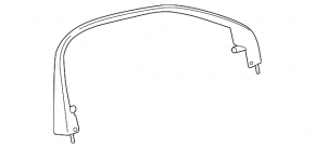 Door frame inner front left Audi A6 C8 19-