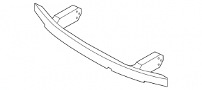 Front bumper reinforcement for BMW 5 GT F07 10-17 with m package