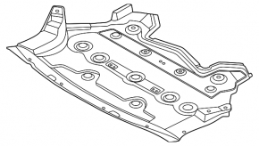 BMW X5 F15 16-18 Plug-in Engine Guard (Plastic)