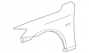 Front right wing Lexus IS250 IS350 06-13