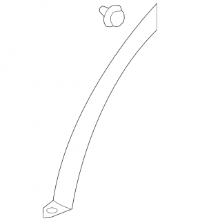 Door arch trim lower rear left Mitsubishi Eclipse Cross 18-24