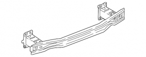 Rear bumper reinforcement VW Tiguan 18-24 for 2 rows