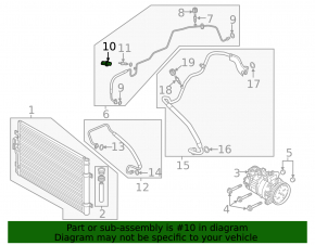 Audi A4 B9 17-25 2.0T Air Conditioning Radiator Pressure Sensor