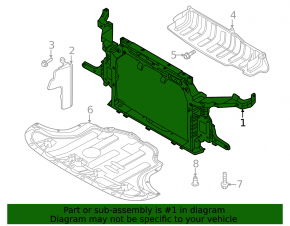 Kia Soul 20-22 TV radiator panel