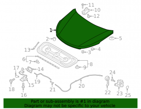 Hood bare Hyundai Santa FE Sport 13-18 SIGNEDA