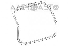Toyota Highlander 20-25 trunk door rubber seal