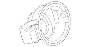 Hyundai Tucson 16-18 fuel filler flap housing
