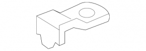 Condenser bracket upper left Honda Accord 13-17 3.5, 2.4 metal