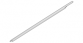 Door-glass molding, central front left, Hyundai Venue 20-25