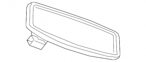 Chevrolet Equinox 18-24 black auto-dimming interior mirror, Home link