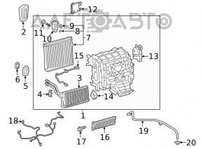 Amplifier assy, air conditioner Toyota Venza 23-
