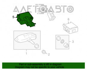 Receiver assy, tire pressure monitor Lexus RX350 RX450h 10-15