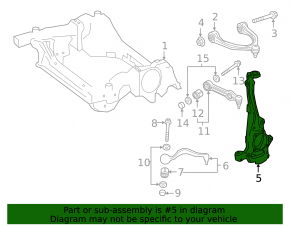 Front right axle Mercedes GLC 16-22
