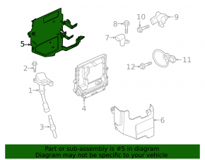 Ford Bronco Sport 21-25 1.5T Engine Computer ECU Bracket