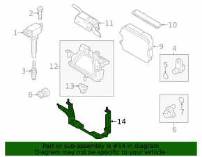 Bracket for ECU Mazda CX-5 17-lower