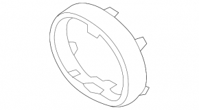 Mazda CX-9 Radiator Grille Emblem Fastener 16-