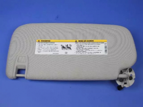 Right visor Dodge Durango 11-13 gray, without hook