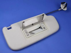Right visor Dodge Durango 11-13 gray, without hook