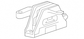 Engine mount right Chevrolet Impala 14-19 2.5