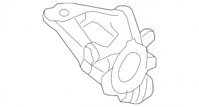Rear left axle shaft with hub, BMW X5 E70 07-13