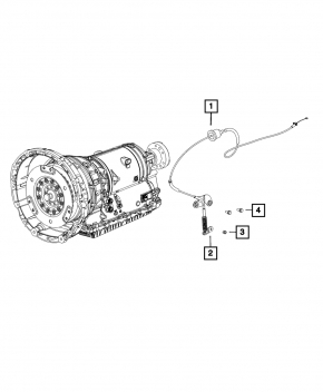 Automatic transmission cable Dodge Challenger 15-23