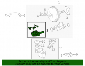 Toyota Sienna 04-10 Brake Master Cylinder