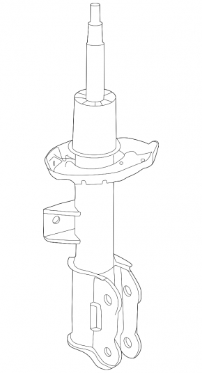 Front right shock absorber assembly for Kia EV6 22-24 RWD