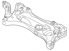 Front subframe VW Jetta 19 - rusty