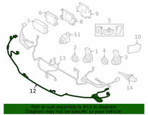 BMW i4 22-25 Front Bumper Wiring