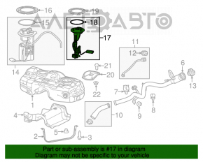 Fuel level sensor Jeep Cherokee KL 14-23 AWD left