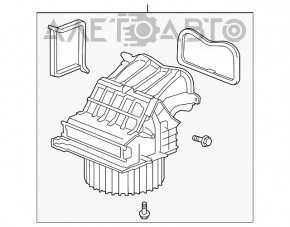 Heater Motor Housing Honda Civic 4d 06-09
