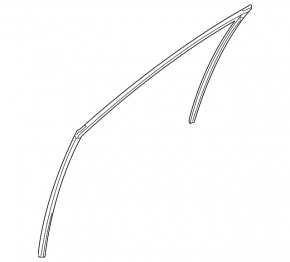 Glass seal front left Nissan Murano z52 15-