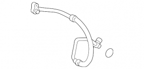 Air conditioning condenser-compressor pipe for Toyota Camry v70 18-24 2.5
